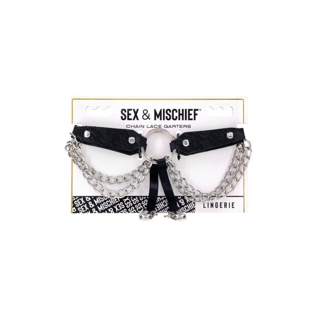 Sportsheets Sex and Mischief Chain Lace Garters