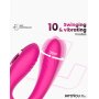 IY Couty Pärchenvibrator App-gesteuert Pink 10.3 cm Ø 3,4 cm