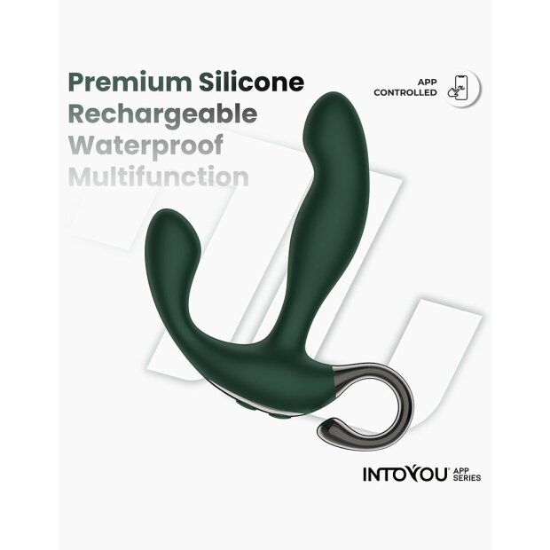 IY Greeny Prostate Massager with Vibration App-Controlled Green Ø 2.5 cm