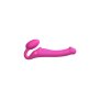 Strap-On-Me flexible strap-on vibrator with remote control pink 18 cm