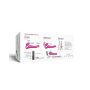 Strap-On-Me flexible strap-on vibrator with remote control pink 18 cm