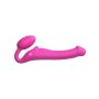 Strap-On-Me flexible strap-on vibrator with remote control pink 20 cm