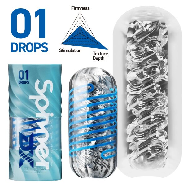 TENGA Spinner DX 02 Bumps Moules de poche