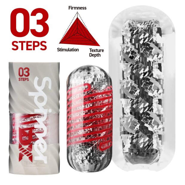 TENGA Spinner DX 03 Steps Taschenmuschi