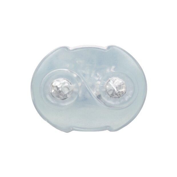CalExotics Masturbateur à deux chambres XL 24,25 cm transparent