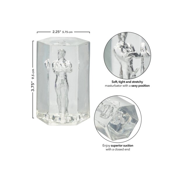 CalExotics Guys Guys Guys David 9,5 cm Clear