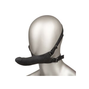 CalExotics Silicone Strap-On Dildo with Headband Black 14 cm