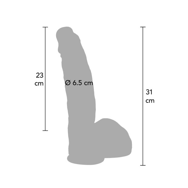 Hidden Desire Ultra Realistic Dildo Silicone 31 cm Skin