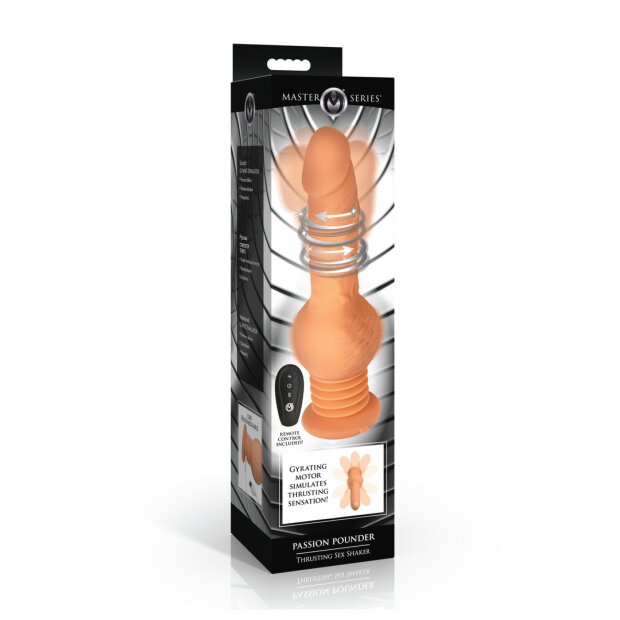 XR Brands Passion Pounder Thrusting Sex Shaker with Remote Control