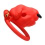 XR Brands Bull Chastity Cage Red