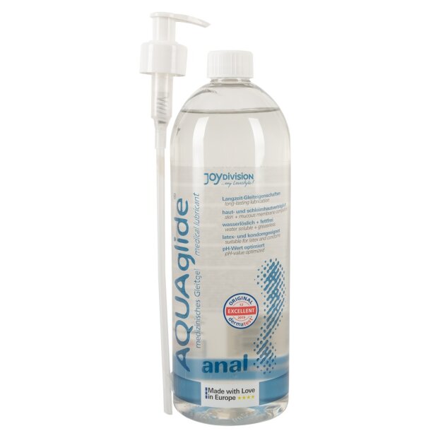 Joydivision AQUAglide anal water-based lubricant 1 l