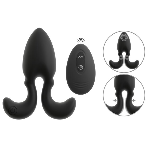 ANOS RC Vibrating Butt Plug with Flexible Arms