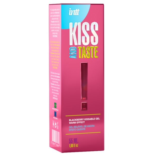 intt Kiss and Taste! Wärmendes Gel mit Brombeer-Geschmack 55 ml