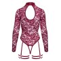 Abierta Fina Body busenfrei rot L
