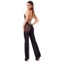 Noir Transparent Overall with Glitter Black XL