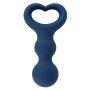 Magic Shiver Analplug in Herzform Blau 2,9 cm