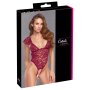 Cottelli Collection Body aus Spitze mit offenem Schritt Rot M