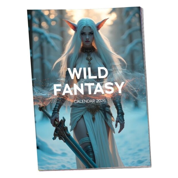PIN-UP Calendrier Set Sexy Girls & Wild Fantasy 2026