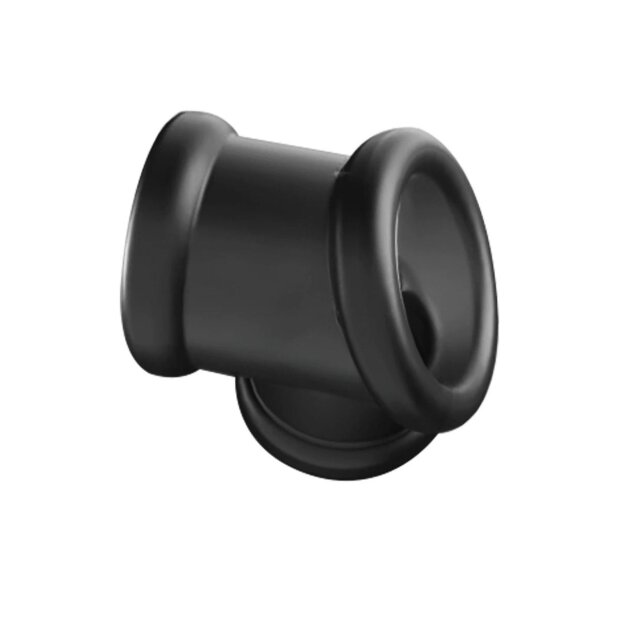 KSB Cocksling Silicone Penis & Ball Stretcher Black