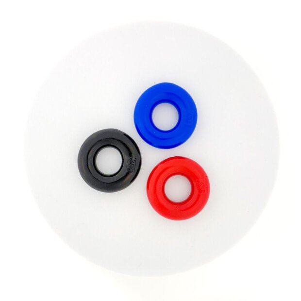 KSB Ringer Max-Stretch Cockring 3er Pack Mehrfarbig