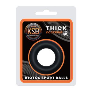 KSB Do-Nut Silikon extra dicker Cockring M schwarz
