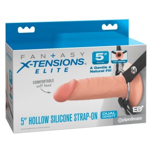 Pipedream Hollow Silicone Dildo with Strap-On Harness...