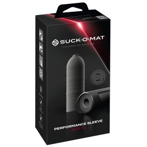 Suck-O-Mat 3 Perf. Sleeve XL Black 21 cm Ø 3.1 cm