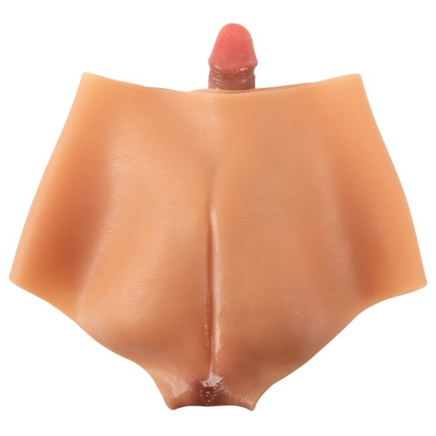 You2Toys Silicone Pants with Vibrating Penis and Testicles Beige