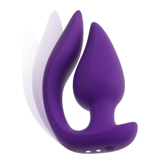 You2Toys Smile RC 2in1 Plug & Panty Vibrator Lila 11 cm Ø 3,5 cm
