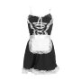 S-Line French maid costume multicolour S-M