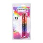 Doc Johnson Crystal Jellies Dildo Multicolore 19,7 cm