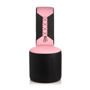 XR Brands Stiletto Chaise sexuelle Noir Rose
