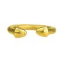 Kiotos Steel Penisring Gold Ø 2,9 cm
