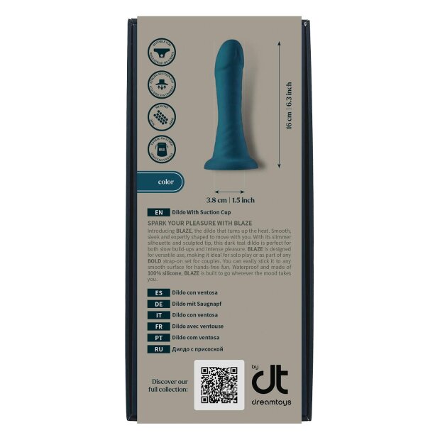 Dream Toys Blaze Dildo With Suction Cup 6 Inch Dildo