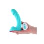 NS Novelties Curve Vibrating Dildo Turquoise