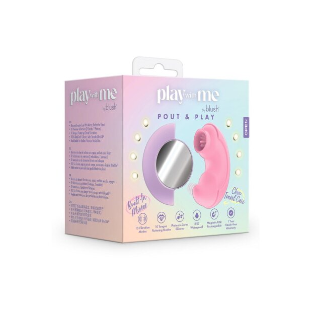 Blush G-Spot Vibrator Play with me Pout and Play