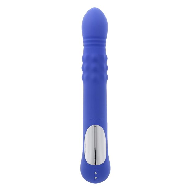 Evolved Pop Goes The O Vibromasseur avec stimulation clitoridienne Bleu 24,7 cm