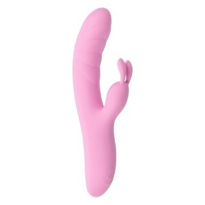 Evolved Playboy Rub Me Right Rabbit Vibrator Pink 23.2 cm