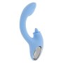 Evolved Playboy Sapphire Sky Vibromasseur Dual avec stimulateur clitoridien Bleu 21,6 cm