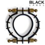 Black Label Pussy Clamp 2.0 with Spikes Black Gold