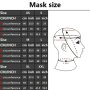 LateXcite Facial Mouth Hood Large Black Transparent