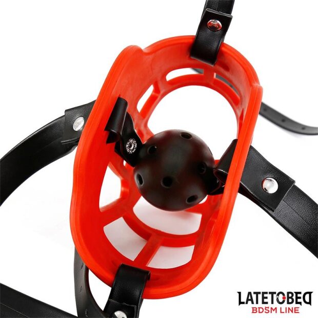 LATETOBED Muzzgag Muselière avec bâillon