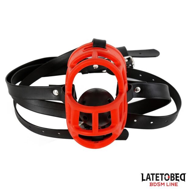 LATETOBED Muzzgag Muselière avec bâillon