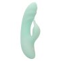 CalExotics Polynesia Vibrator mit Klitorisstimulation Türkis 16,5 cm