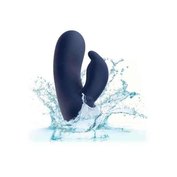 CalExotics Silk Bunny Vibrator Blau 16,5 cm Ø 3,8 cm