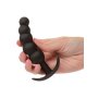 CalExotics Vibrating X5 Beaded Plug Schwarz Ø 2,5 cm