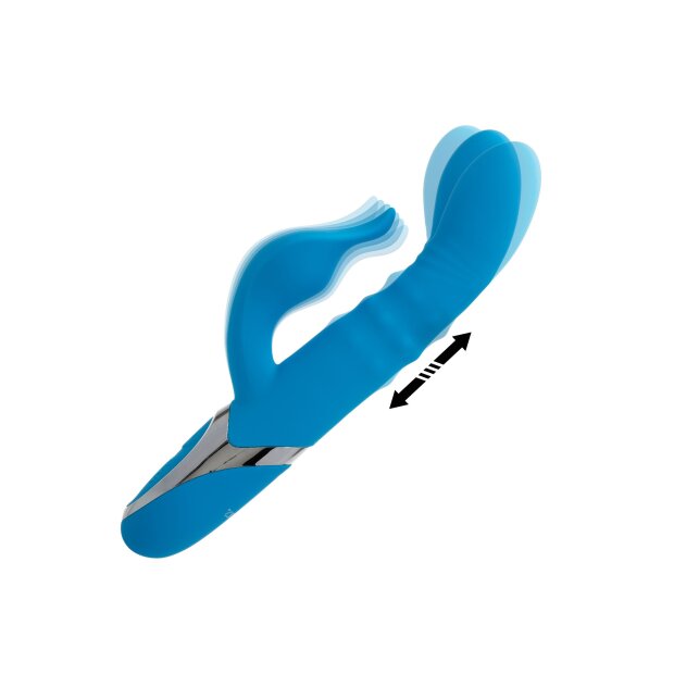 CalExotics Beaded Power G Vibrator Blau 24.25 cm Ø 4.5 cm