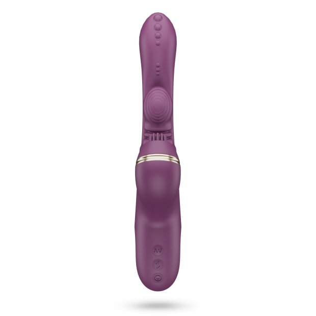 Easytoys Vibe Collection Trio Tap Rabbitvibrator Lila 24 cm