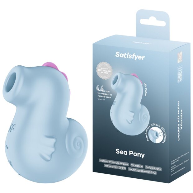SATISFYER Sea Pony ice blue