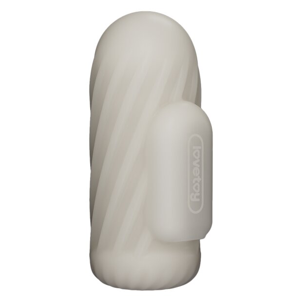 LoveToy Knights Ring Vibrating Dual Purpose Sleeve Spiral White